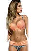 Sexy Padded Gather Push-Up Bikini Set